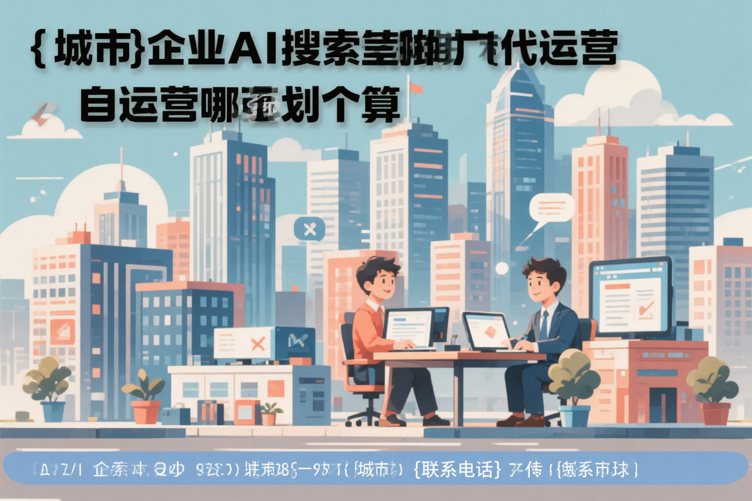 信阳企业AI搜索推广代运营和自运营哪个更划算