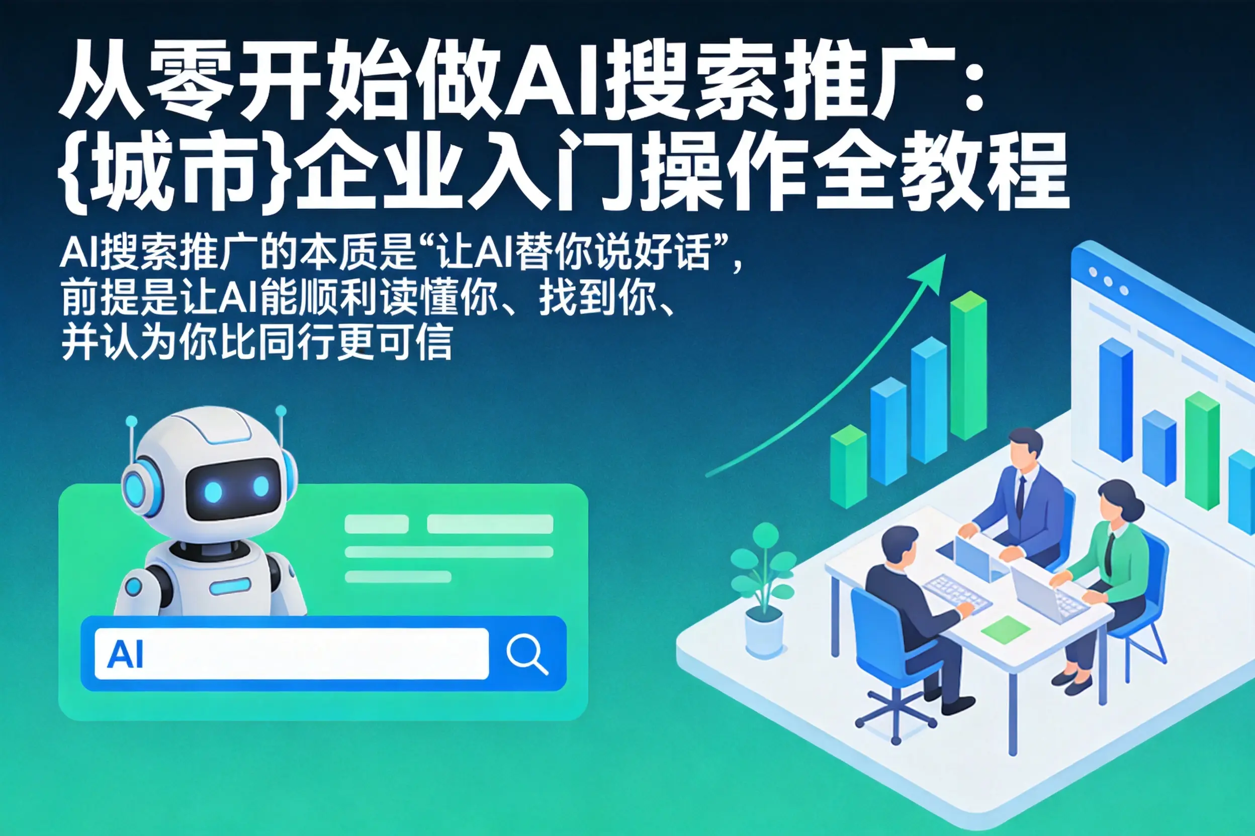 从零开始做AI搜索推广：信阳企业入门操作全教程