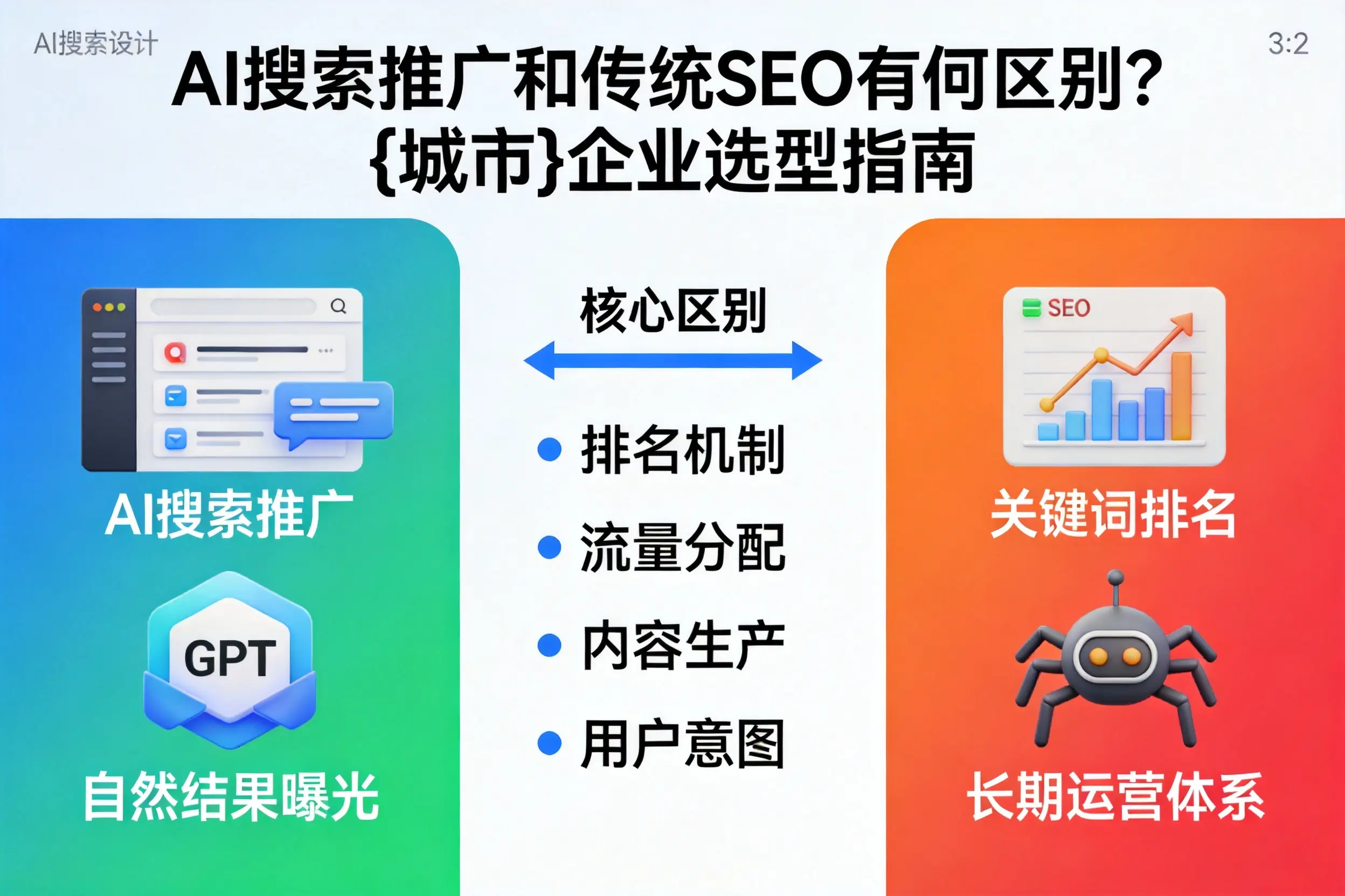 AI搜索推广和传统SEO有何区别?信阳企业选型指南