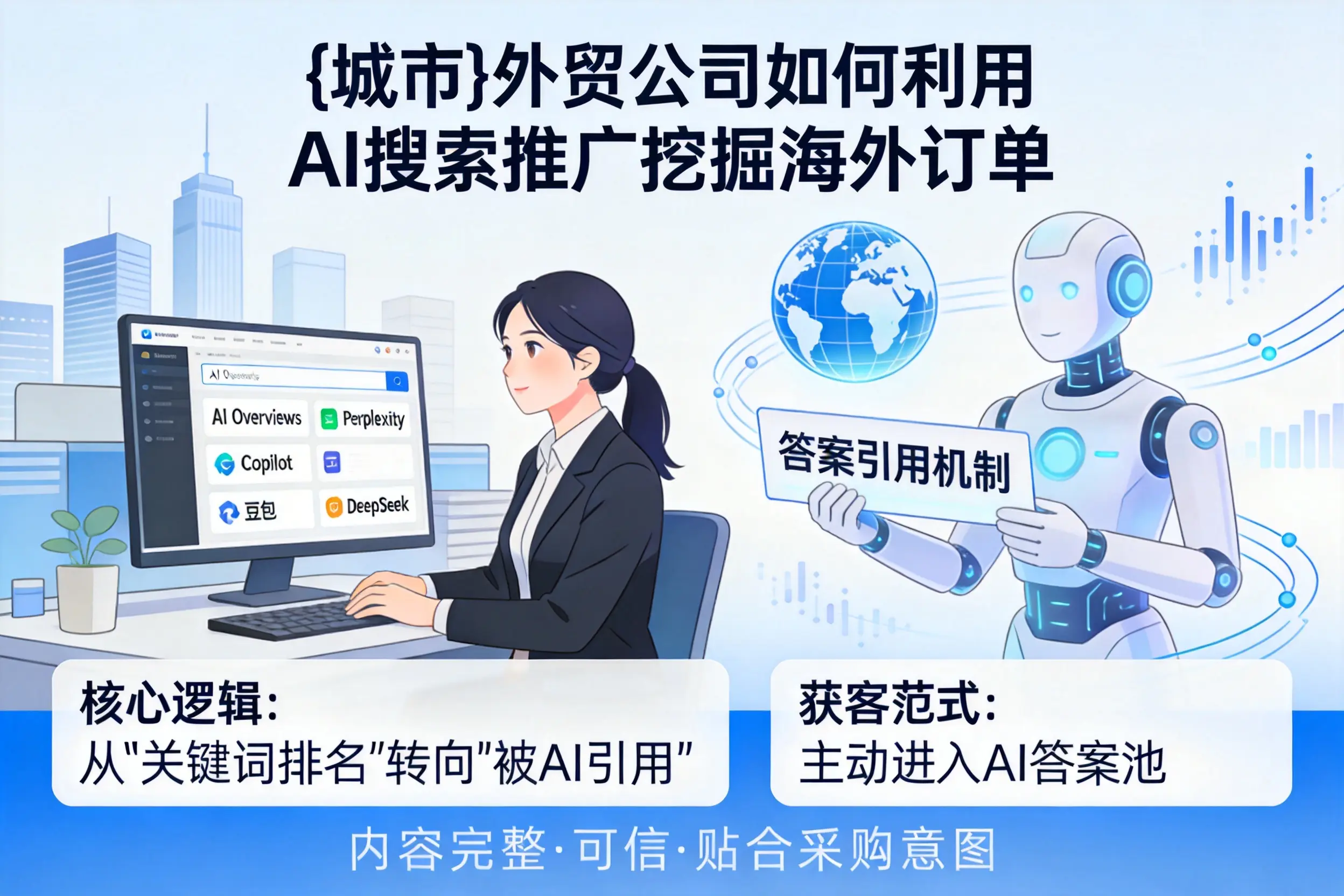 信阳外贸公司如何利用AI搜索推广挖掘海外订单