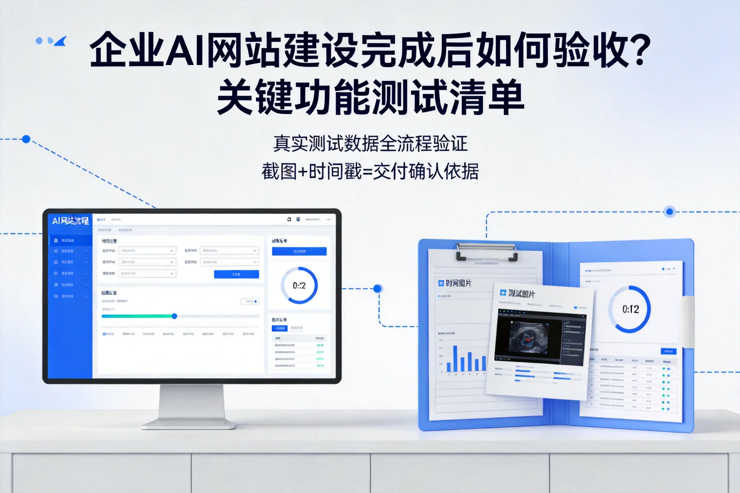 信阳企业AI网站建设完成后如何验收?关键功能测试清单