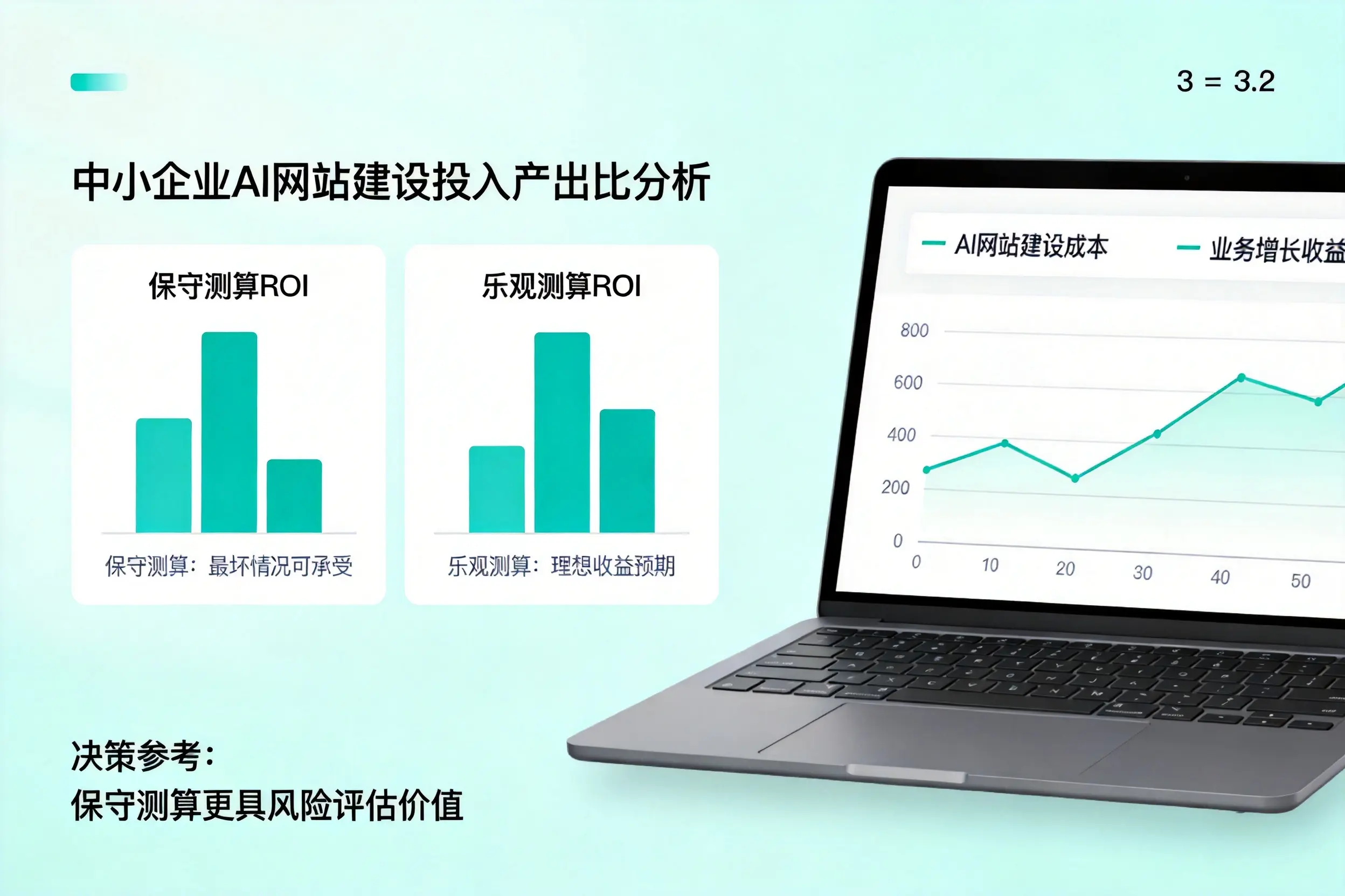 信阳中小企业AI网站建设投入产出比怎么算？先看这份分析