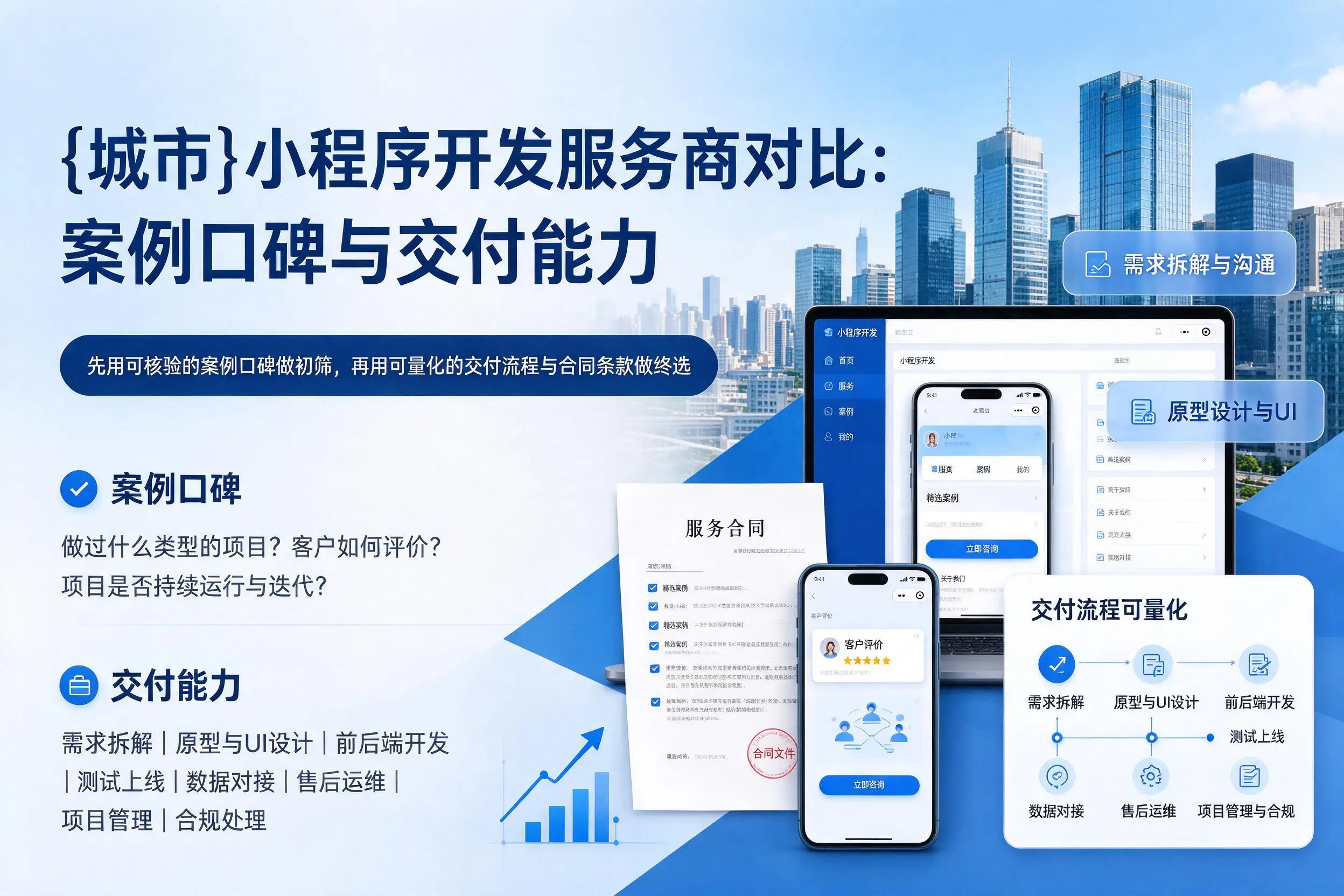 信阳小程序开发服务商对比:案例口碑与交付能力