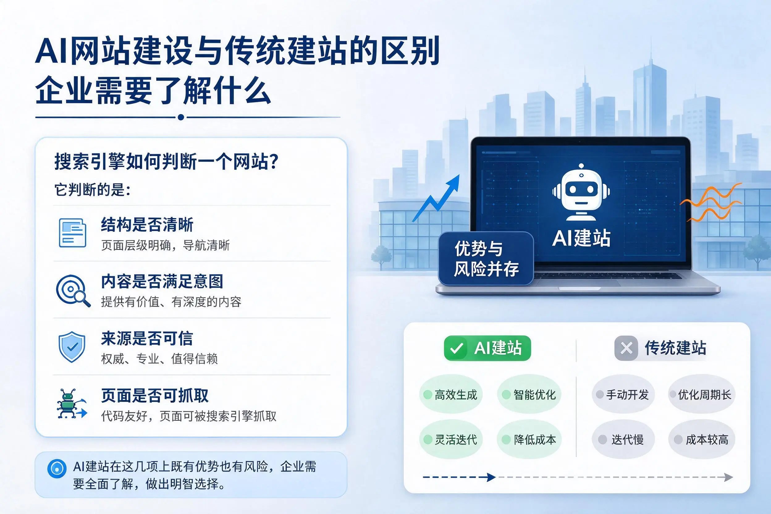 AI网站建设与传统建站的区别,信阳企业需要了解什么