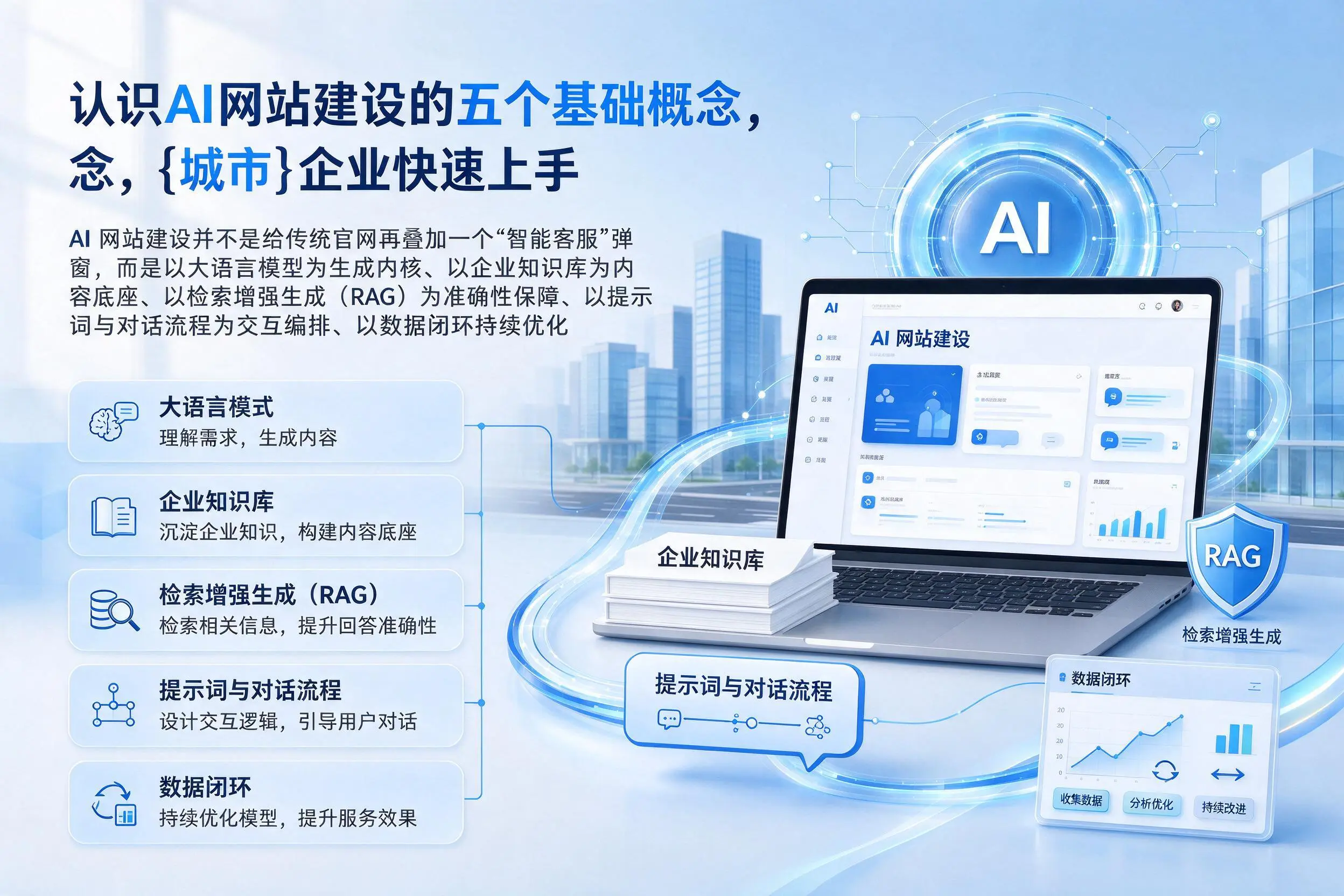 认识AI网站建设的五个基础概念，信阳企业快速上手